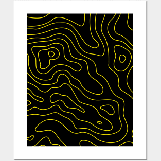 Neon Contours Posters and Art